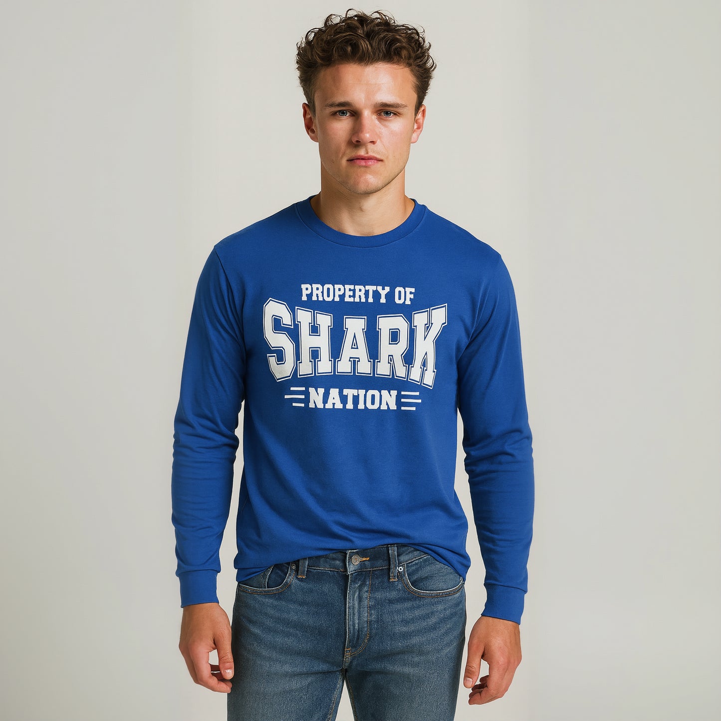 Shark Nation long Sleeve Shirt