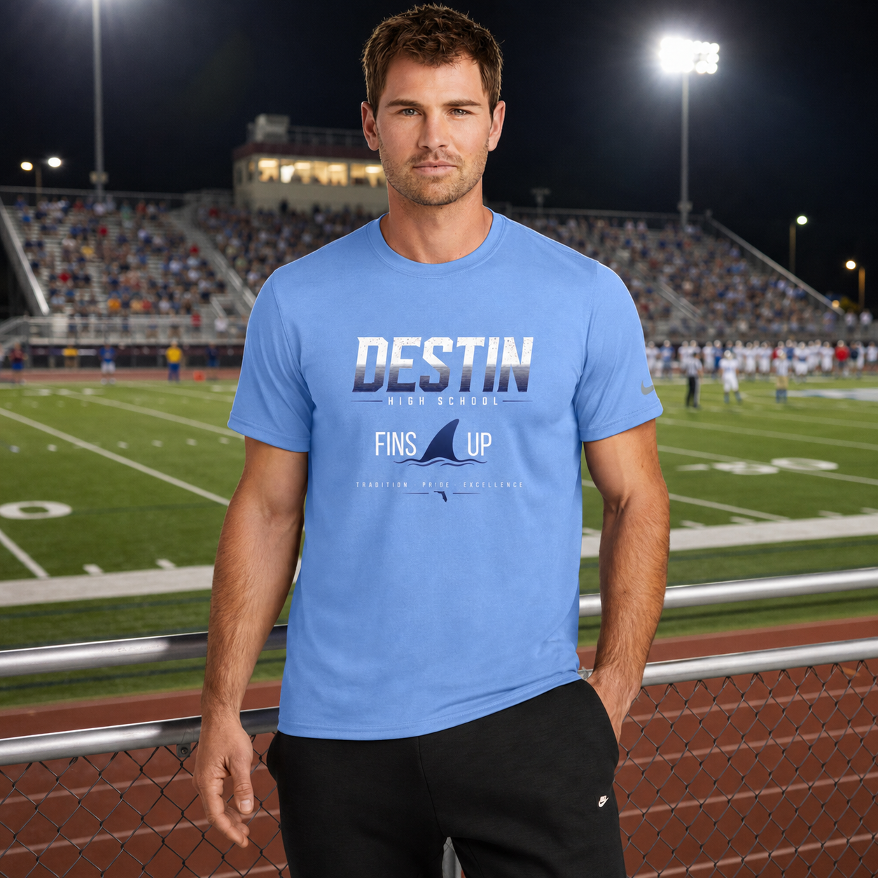 Nike Fins Up SS Dri-Fit  Shirt