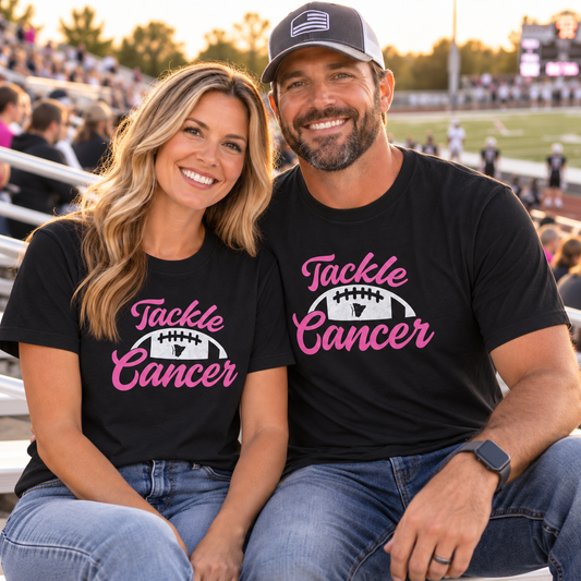 Destin Football Cancer Awareness SS Shirt