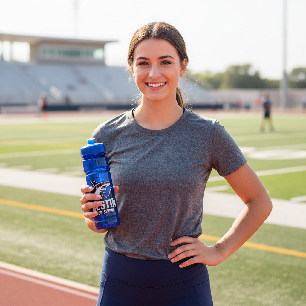 24oz DHS Water Bottle Blue