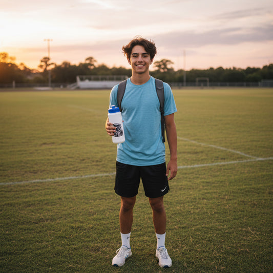 24oz DHS Water Bottle White